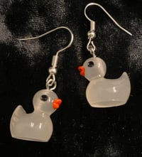 Image 8 of Glow in the dark Duck  Earrings