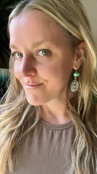 Image 4 of Verde Valley Turquoise Earrings 