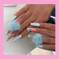 Image 1 of Blue Ballet Nails