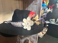 Image 2 of Red Marl Hat Fascinator