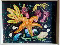 Image 3 of “Pacific Rim Marine Life”, Acrylic on Baord
