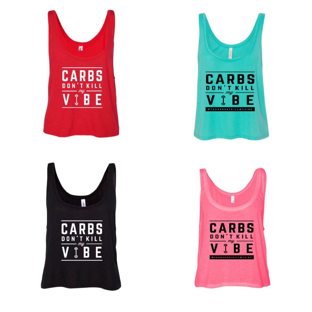 Image of CDKMV Ladies Cropped Flowy Tanktop