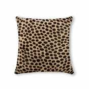 Image of 676685000248 Natural- Torino Cowhide Pillow 18x18 Cheetah