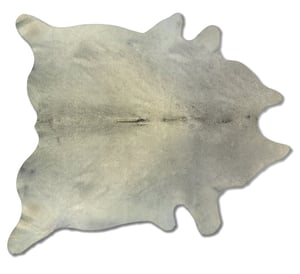 Image of 676685001290 NATURAL - KOBE COWHIDE RUG 6X7  LT. GREY