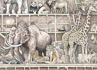 Image 3 of Noah's Ark 13" X 19"