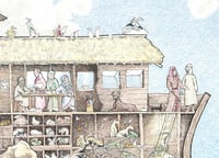Image 4 of Noah's Ark 17" X 19"