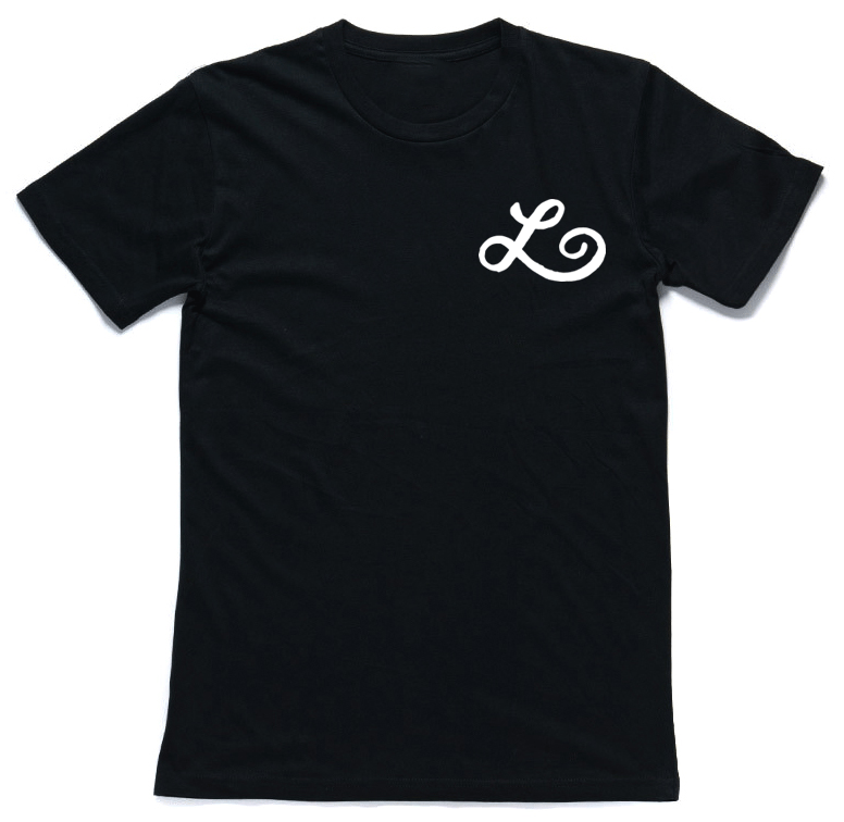 Image of "L" Shirt (Black/White)