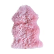 Image of 676685024596 Natural-NEW ZEALAND SHEEPSKIN  SINGLE - PINK