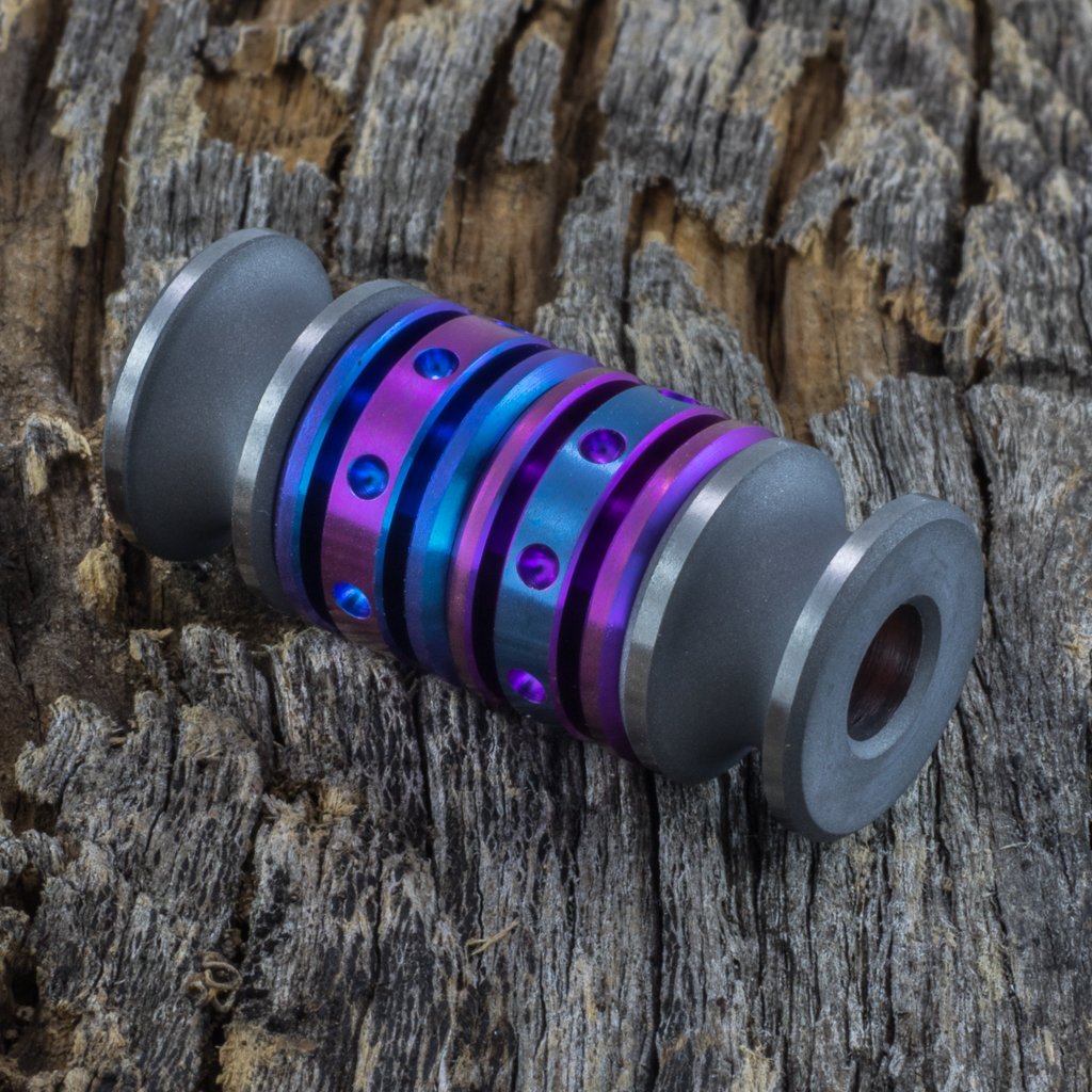 Image of Satin Blasted & Anodized Quad Bead Set #1