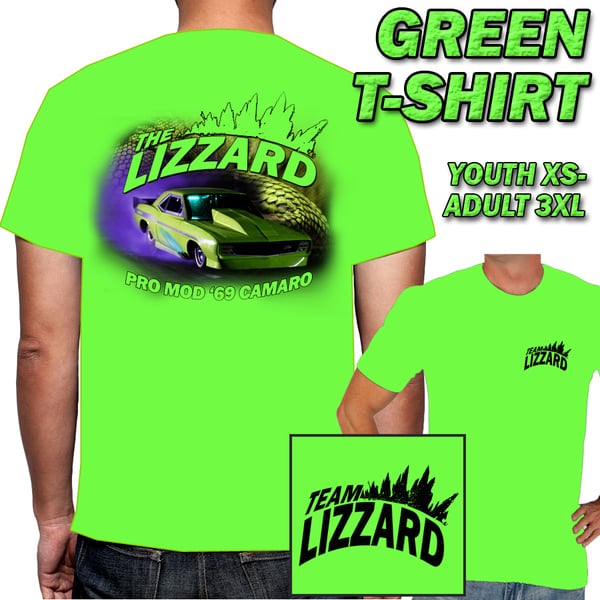 Image of LIZZARD T-SHIRT GREEN