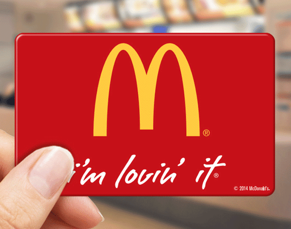 Image of DONATION FOR $5 MCDONALDS CARD