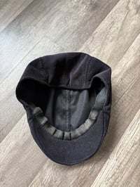 Image 3 of Black corduroy Jeff cap