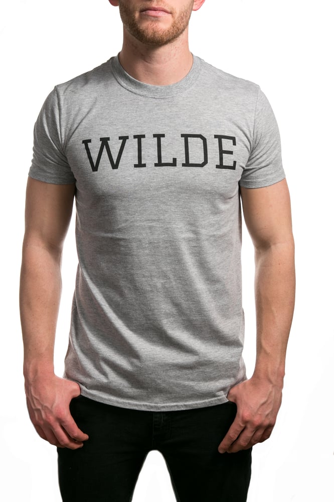 Image of Icarus & Wilde Grey Wilde College Print Tee