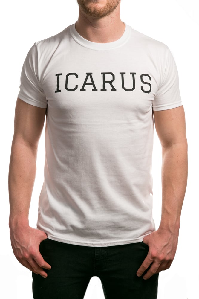 Image of Icarus & Wilde White Icarus College Print Tee