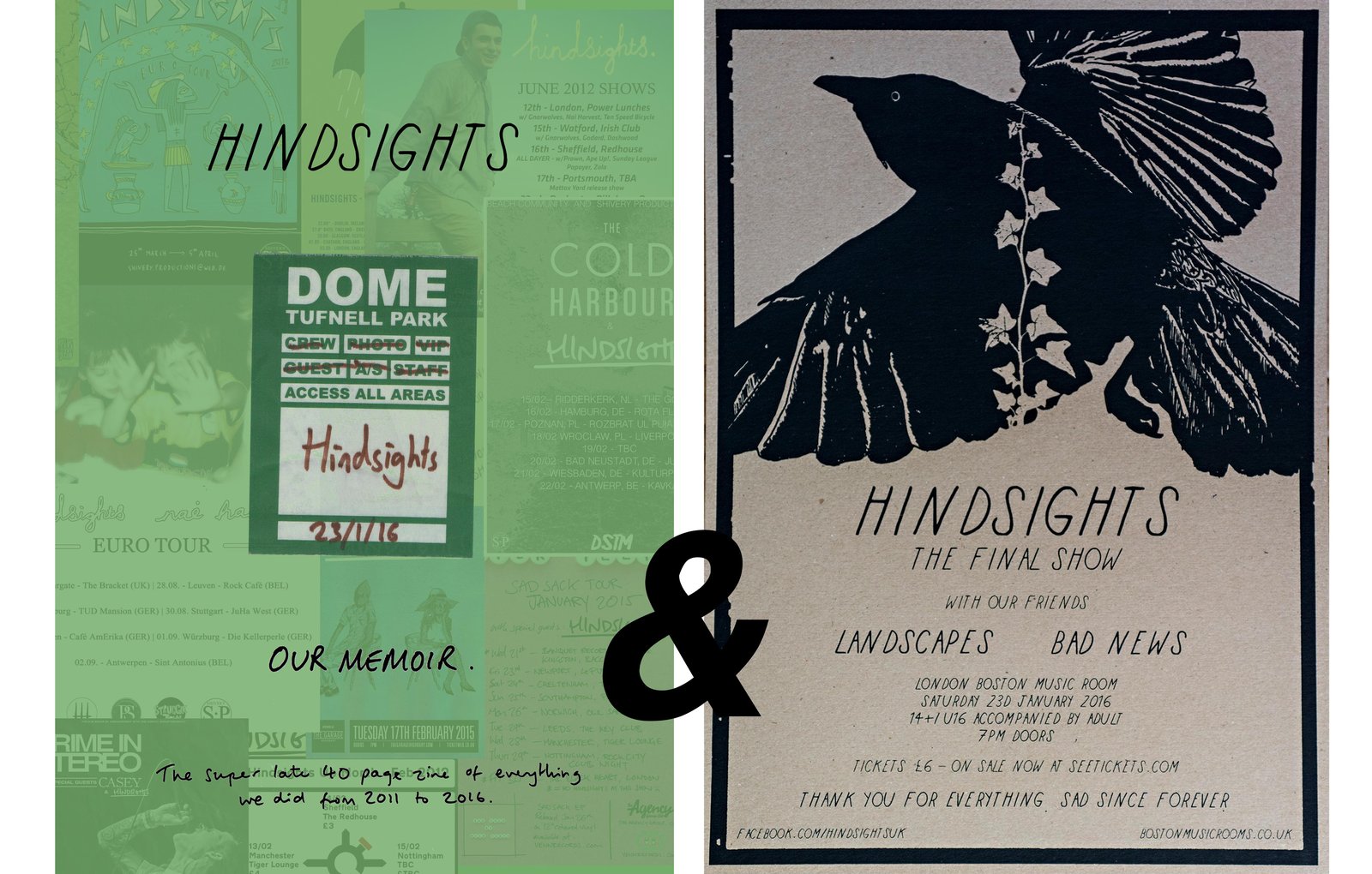 Memoir Zine + Final Poster Bundle / Hindsights