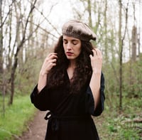 Image 1 of Dresden Beret of merino (shown in blush)