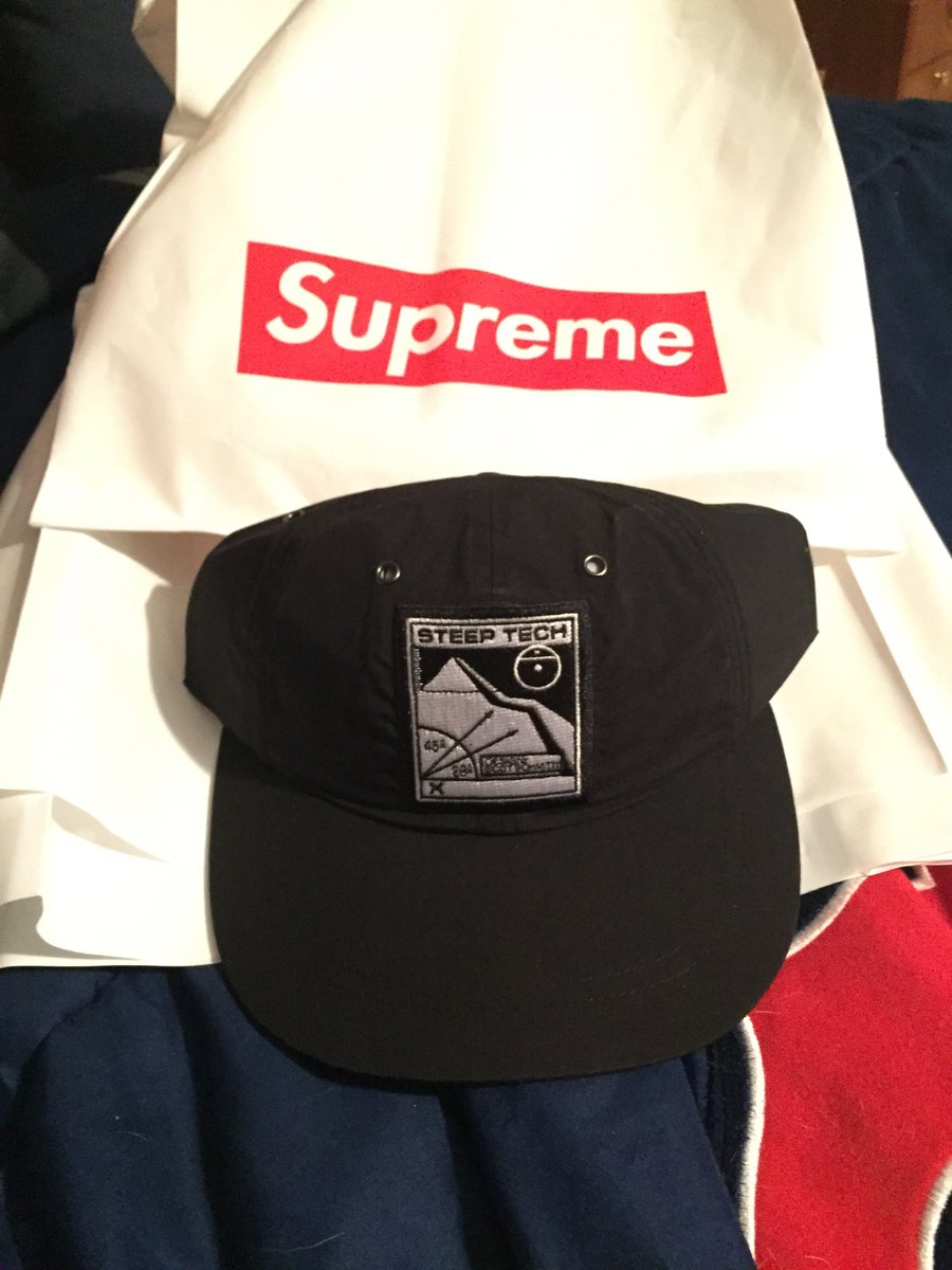 610 Supreme — Supreme X North Face 6 Panel Hat Black