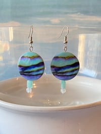 Image 3 of Round Shell Earrings