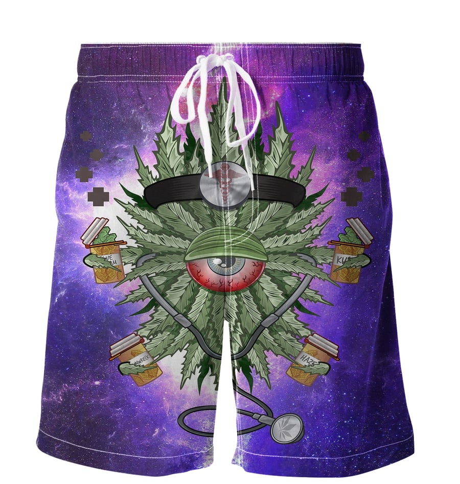 Image of Dr. HighClops In Space Boardshorts