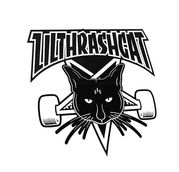 Image of Lil Thrash Cat Sticker