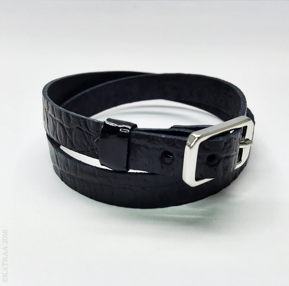 Image of Ouroboros • Leather Bracelet & Choker