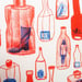 Image of Things in bottles that aren't ships - A3 Risograph Print