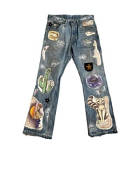 Image 1 of SINS DESSERT PATCHWORK DENIM