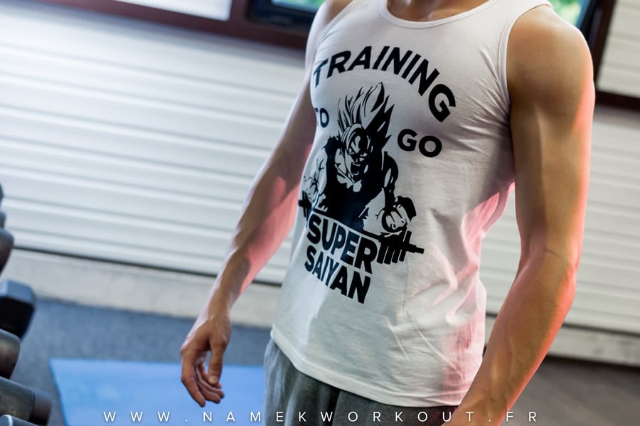 Image of DÉBARDEUR "Training To Go Super SAIYAN"