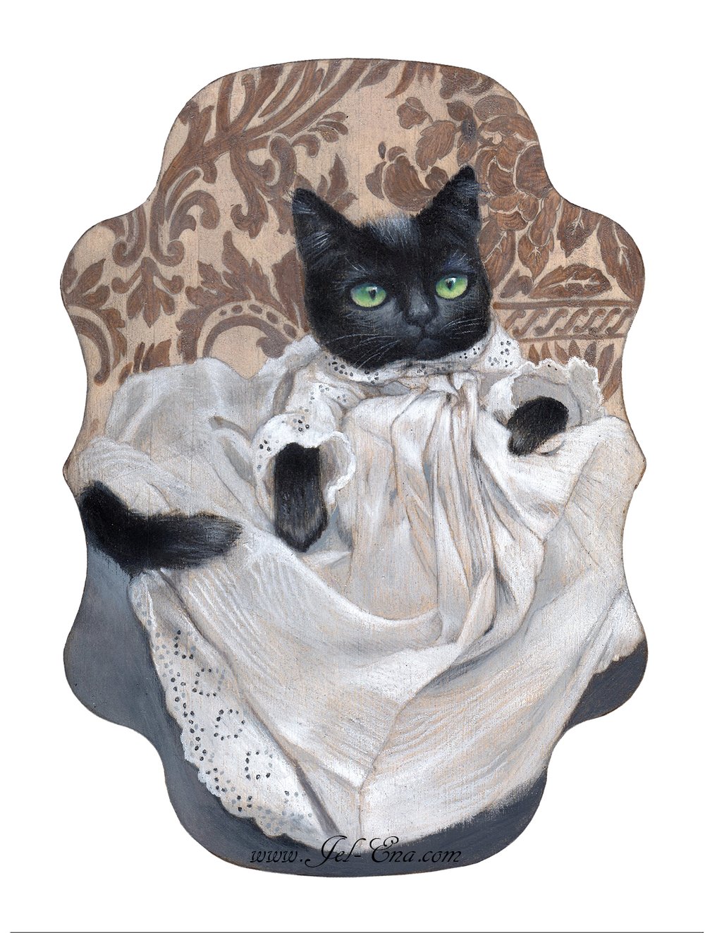 Image of "Maurice Edward Victorian Cat" Limited Edition Fine Art Print