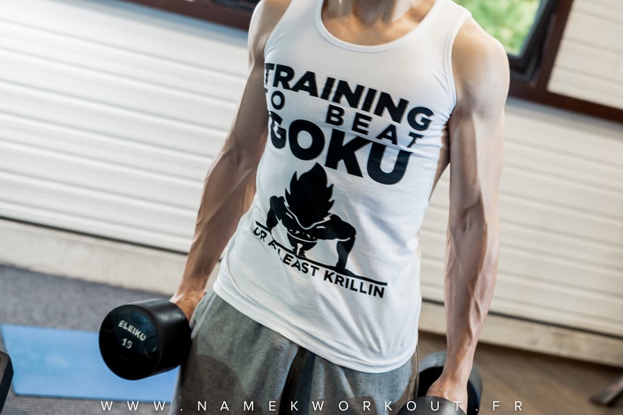 Image of DÉBARDEUR "Training To Beat GOKU"
