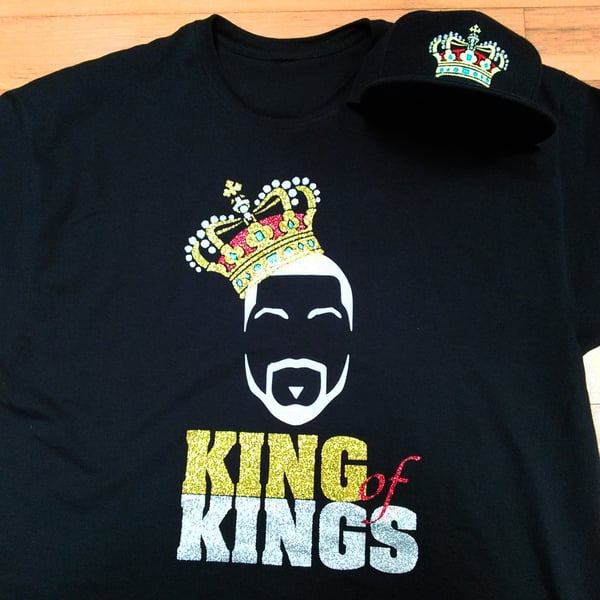 Image of King of Kings all glitter t-shirt