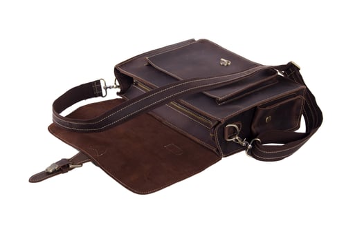 Image of High Quality Genuine Leather Briefcase Men Messenger Shoulder Bag Men Handbags 9098