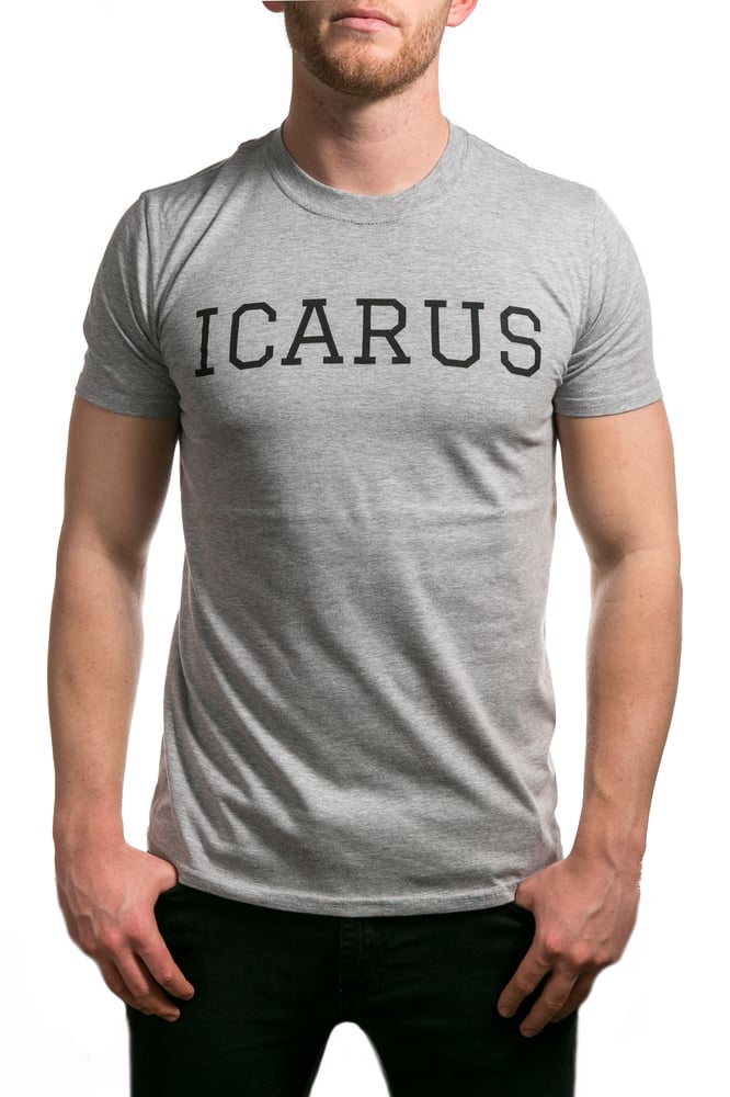 Image of Icarus & Wilde Grey Icarus College Print Tee