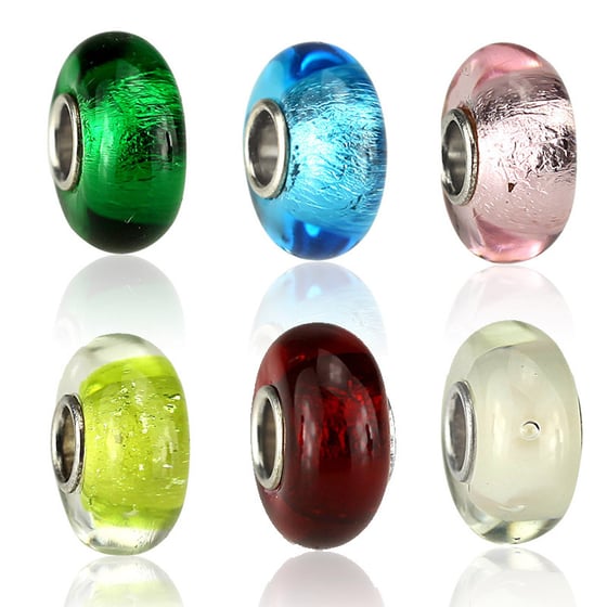 Image of Pet Remberance Pandora Style Glass Charm