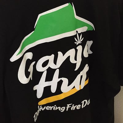 Image of Ganja Hut logo Shirt 