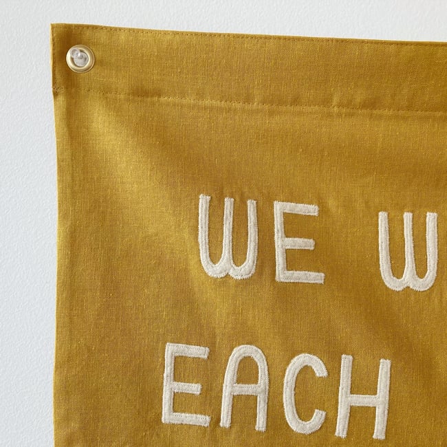 WE WILL Flag - goldenrod