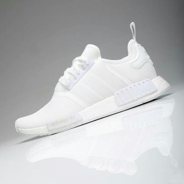 Image of Adidas NMD Runner Mesh Triple White Out