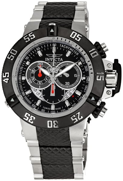 Image of New Mens Invicta 4696 Subaqua Noma Swiss Made Chronograph Two Tone SS Watch