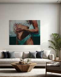 Image 4 of Painting / maleri / "Et øjeblik XII" / 120x150 cm