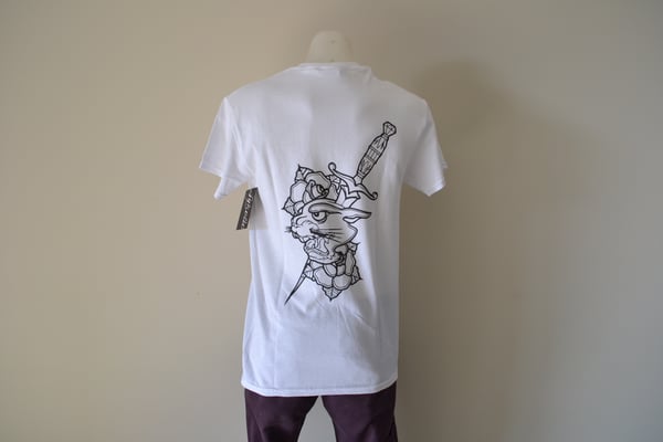 Image of Sykotic X Jimmy B Panther Tee (White)
