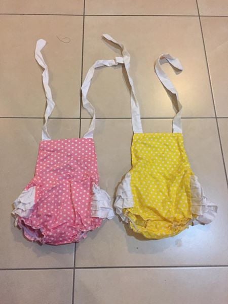 Image of YELLOW SPOTTY ROMPER