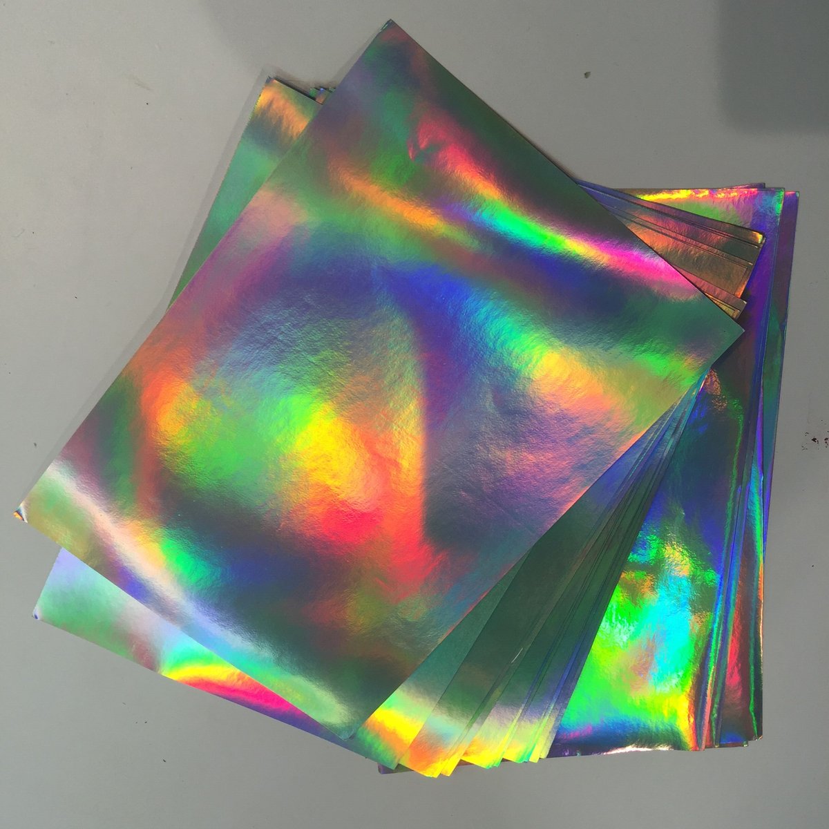 Holographic Foil Sheets Template Free Printable
