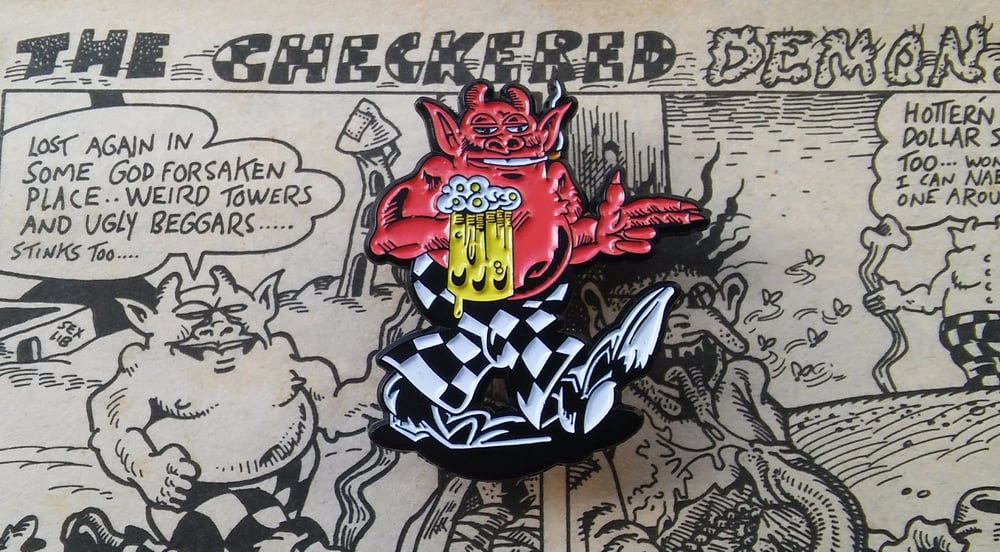 Image of The Checkered Demon Pin Fundraiser