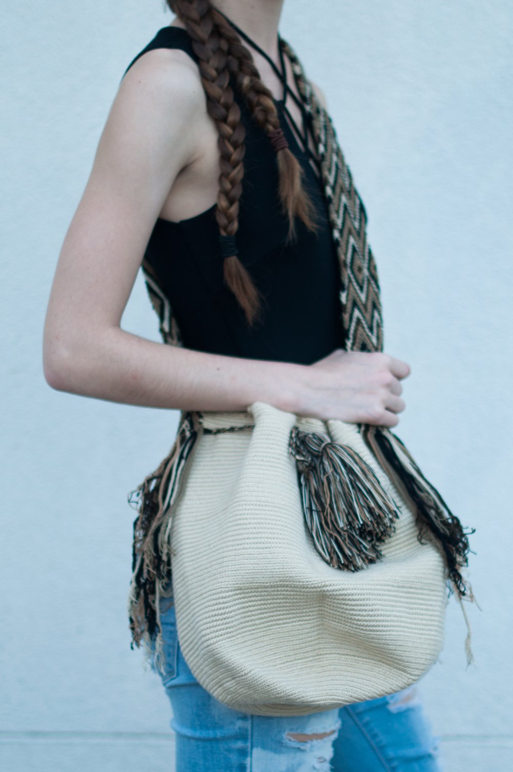 Image of Wayuu Mochila (Crema) 