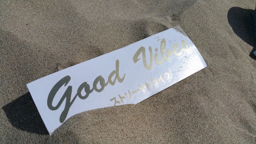 Image of GOOD VIBES 'Street Tribe' Club Decal