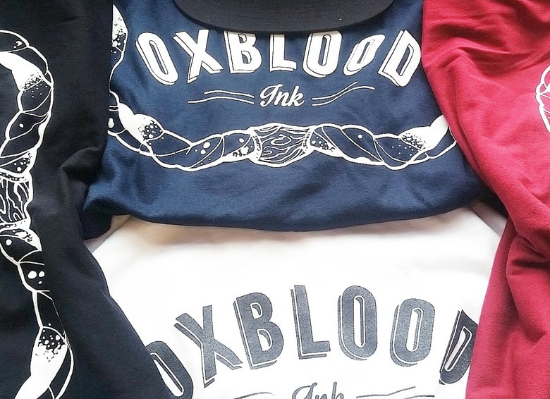 Image of Oxblood Ink horns T shirt