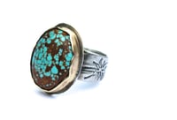 Image 1 of number 8 turquoise ring