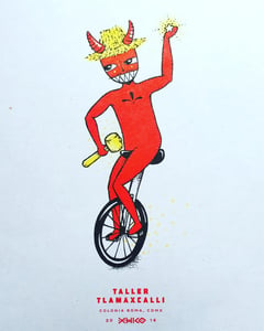 Image of "Diablo" Risograph Print