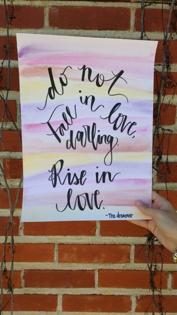 Image of Rise in Love Print