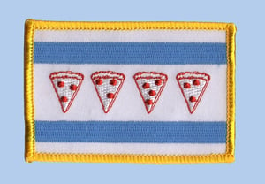 Image of Chicago Pizza Flag